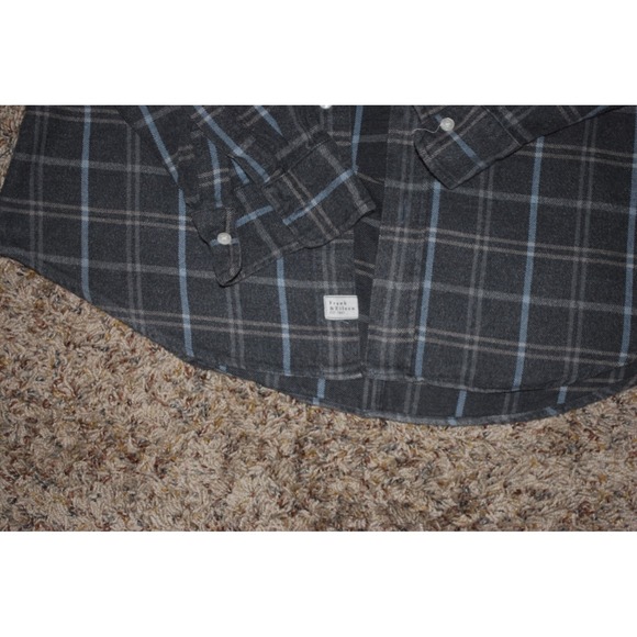 Frank & Eileen Shirley Plaid Button Down Shirt Womens M Oversized Cotton - Picture 4 of 7